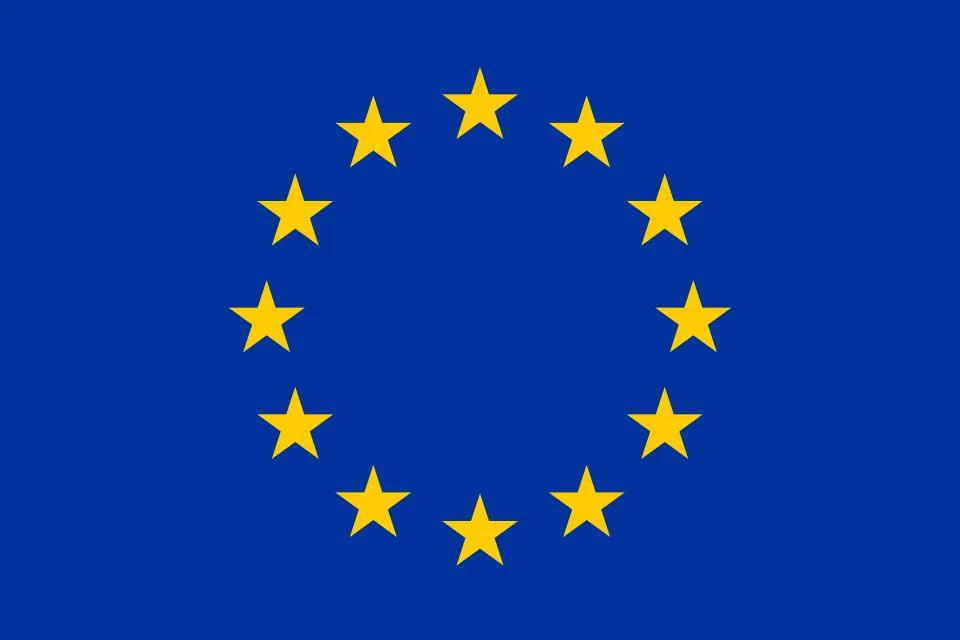 Flaga Unii Europejskiej przy sekcji o klauzuli RODO po angielsku